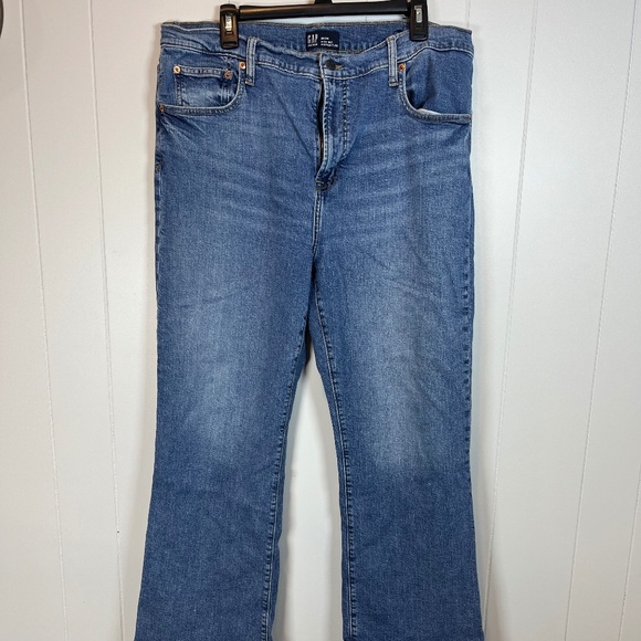 Women's GAP Denim Jeans 20/35R High Rise Vintage Flair Comfortable Casual Plus - Picture 4 of 14